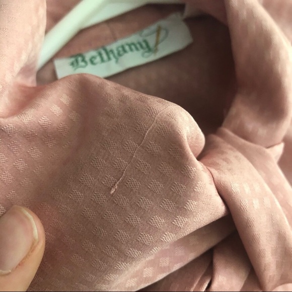 Pussycat Bow Blouse (Vintage - light pink) - Picture 5 of 7